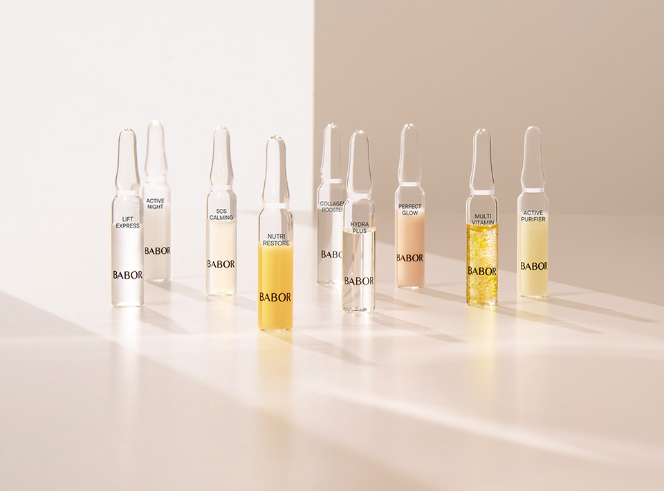 Alle 9 BABOR Ampullen auf einen Blick