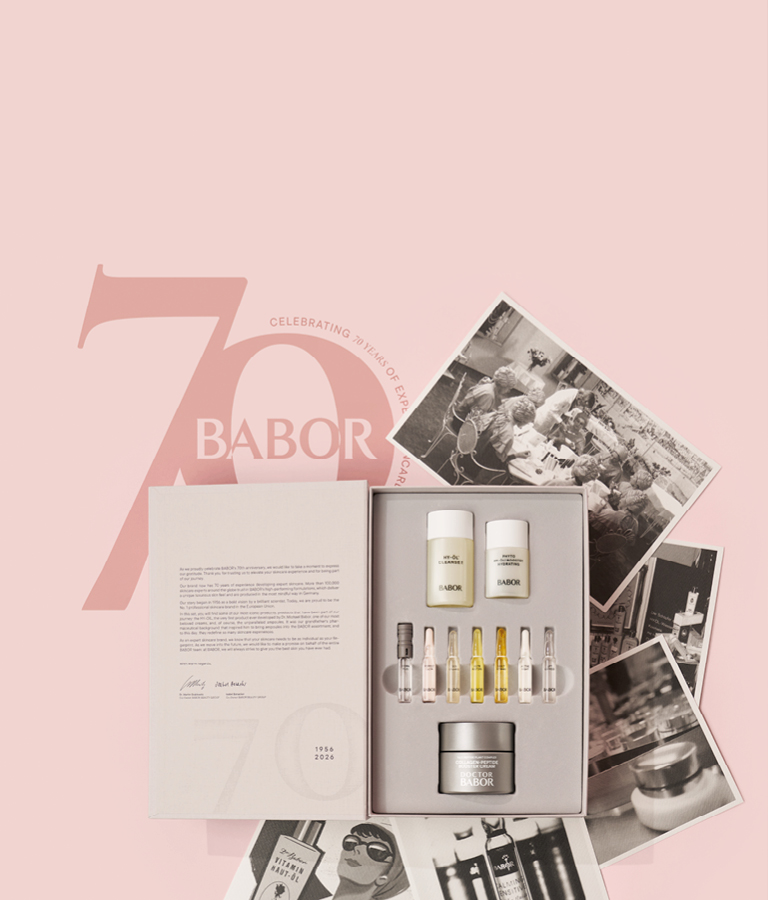 <span style="display:inline-block;">70 años </span><span style="display:inline-block;">de cuidado de la piel</span>