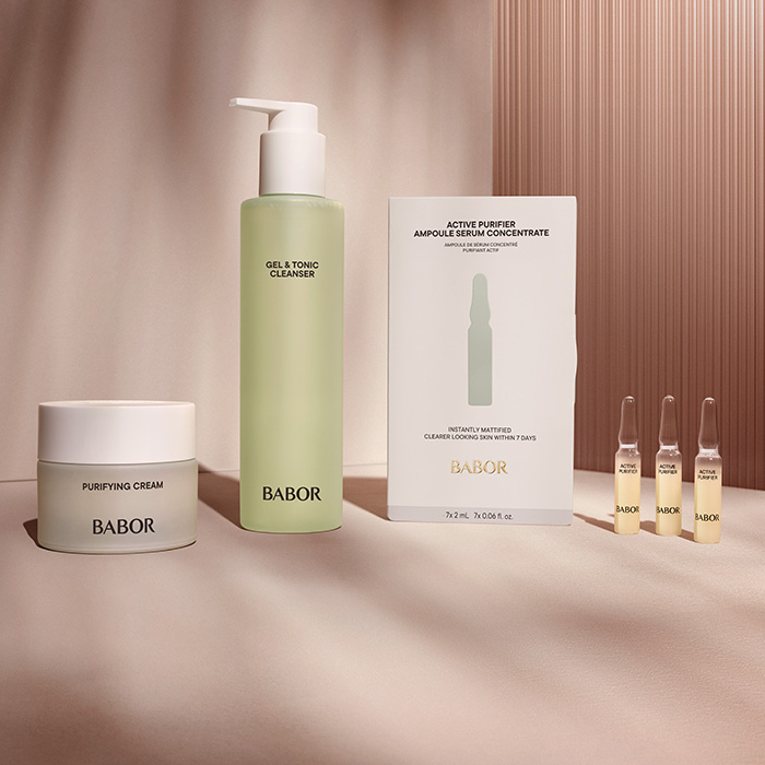 Hautpflegeroutine für unreine Haut