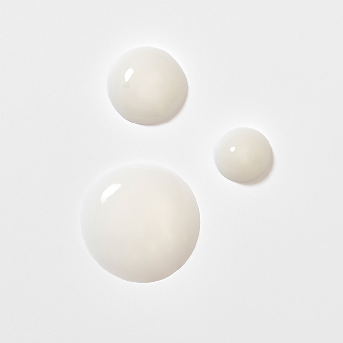 milchige Serum Textur