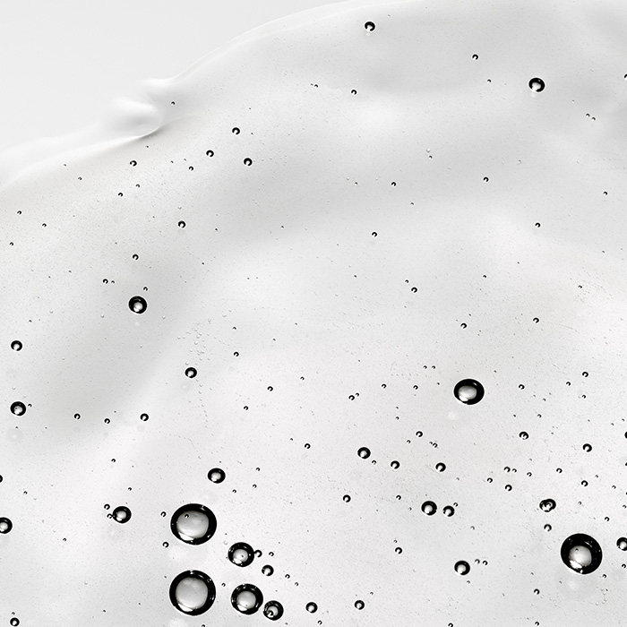 Nahaufnahme von Serumtextur