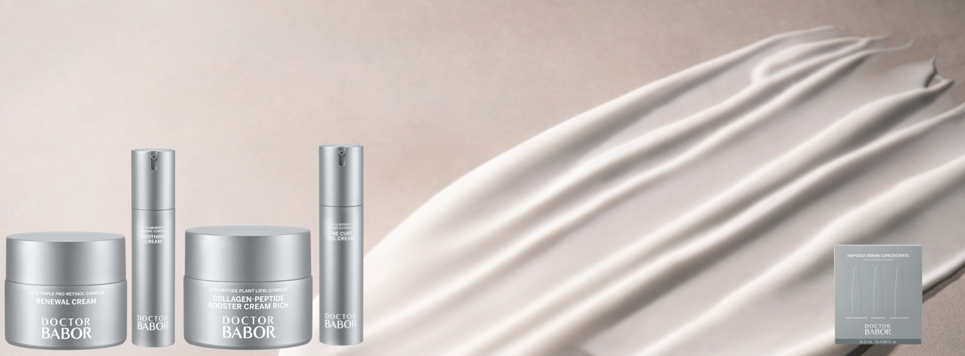 <span style="display:inline-block;">TRAVEL SIZE AMPOULE GIFT WITH PURCHASE OF A DOCTOR BABOR FACE CREAM</span>